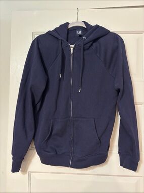 GAP Navy Full-Zip Hooded Sweatshirt